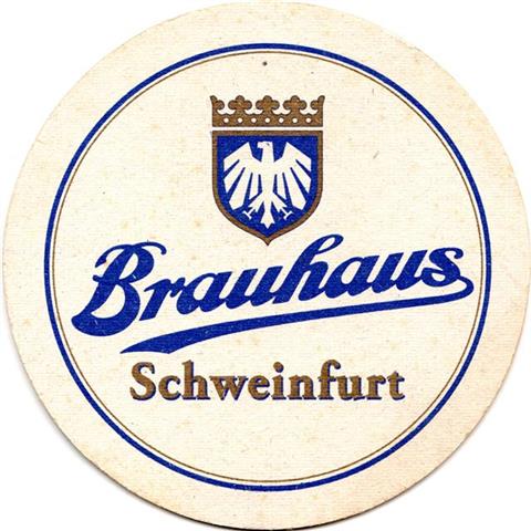 schweinfurt sw-by brauhaus rund 2fbg 1b (215-hg weiß-u oh www-blausilber) 